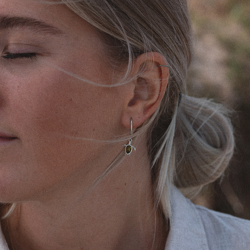 Paul Hewitt Turtle Hoops Ohrring Silber