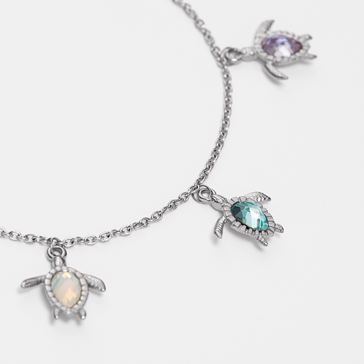 Paul Hewitt Turtle Rainbow Armkette Silber