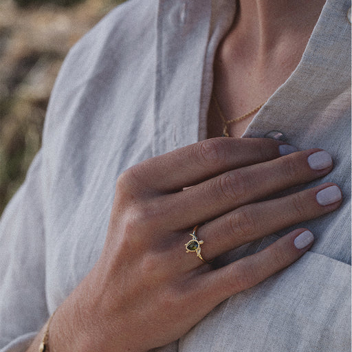 Paul Hewitt Turtle Ring Gold