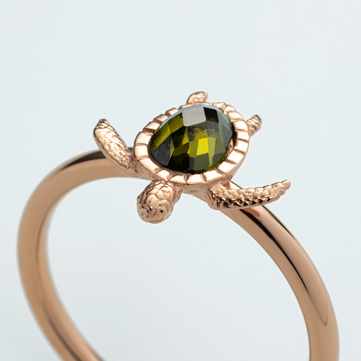 Paul Hewitt Turtle Ring Roségold