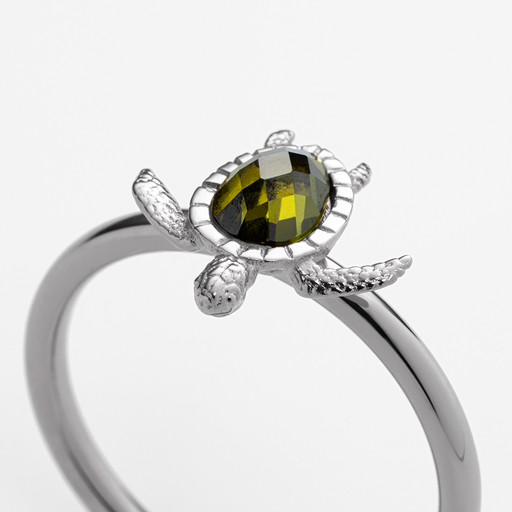 Paul Hewitt Turtle Ring Silber