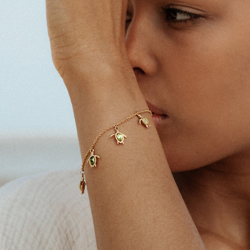 Paul Hewitt Turtle World Turtle Day Armkette Gold