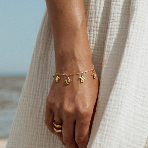 Paul Hewitt Turtle World Turtle Day Armkette Gold