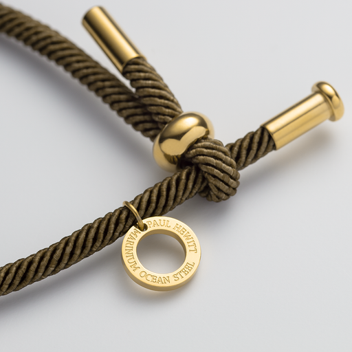 Paul Hewitt Vitamin Sea Armband Gold Olive