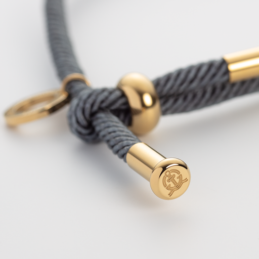 Paul Hewitt Vitamin Sea Gravur Armband Gold Grau