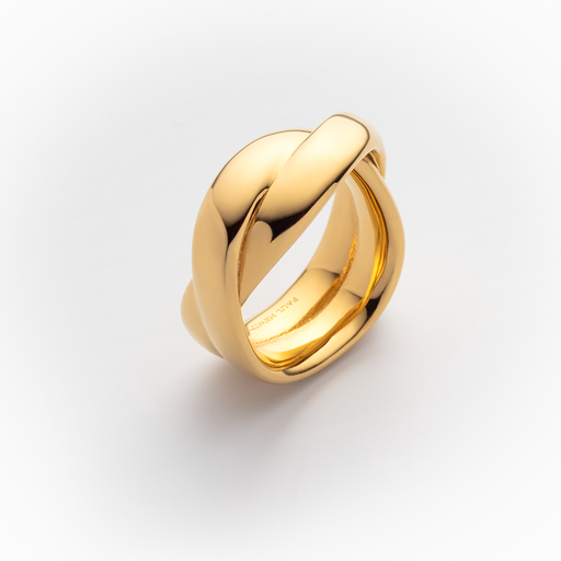 Paul Hewitt Waves Duo Ring Gold