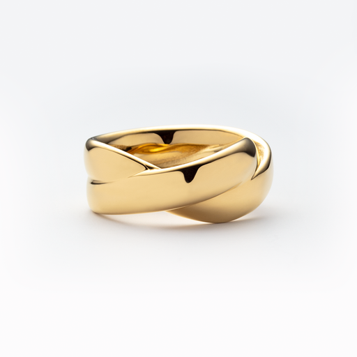 Paul Hewitt Waves Duo Ring Gold