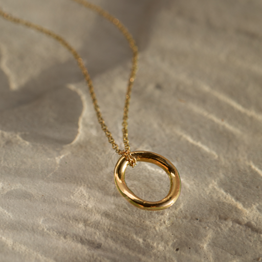 Paul Hewitt Waves Mono Halskette Gold