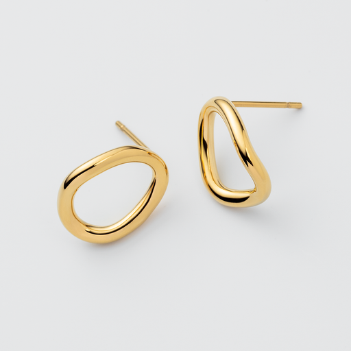 Paul Hewitt Waves Mono Ohrring Gold