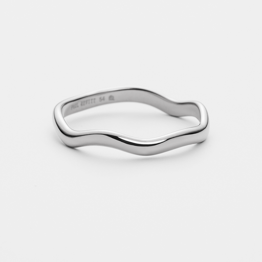 Paul Hewitt Waves Mono Ring Silber
