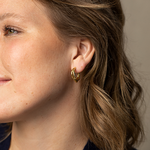 Paul Hewitt Waves Ohrring Gold