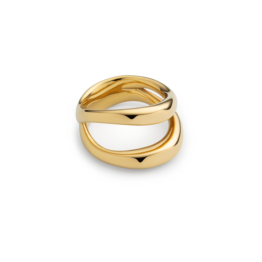 Paul Hewitt Waves Ring Gold