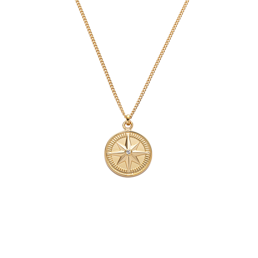 Paul Hewitt Windrose Halskette Gold