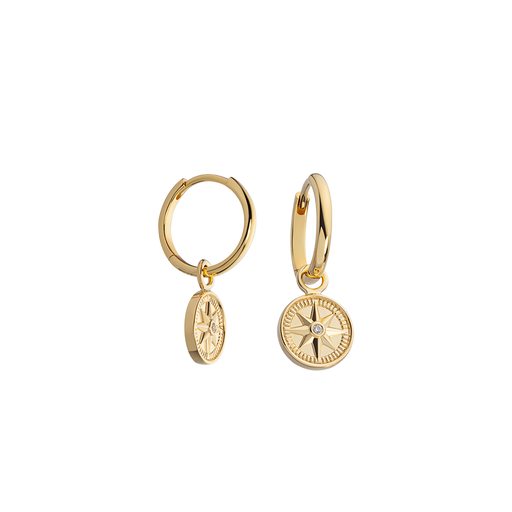 Paul Hewitt Windrose Ohrring Gold