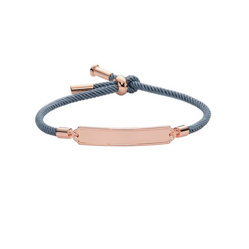 Paul Hewitt Vitamin Sea Gravur Armband Roségold Grau