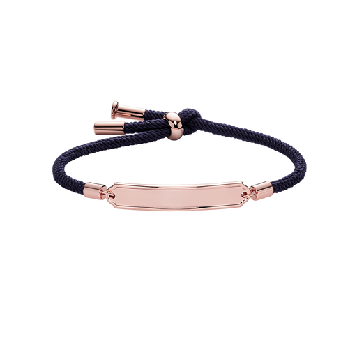 Paul Hewitt Vitamin Sea Gravur Armband Roségold Marineblau