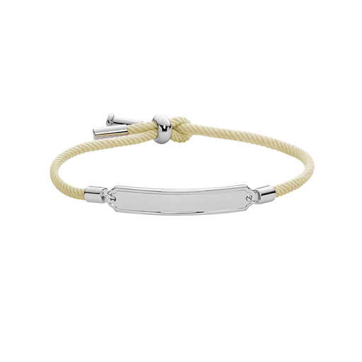 Paul Hewitt Vitamin Sea Gravur Armband Silber Off White