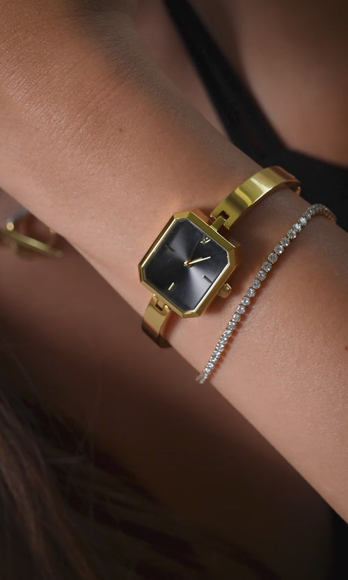 Paul Valentine Ethereal Watch & Sparkling Bracelet Set