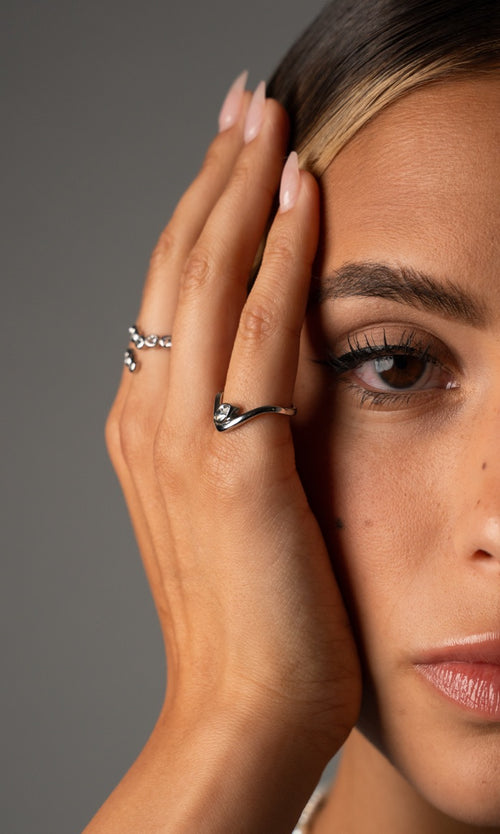 Paul Valentine Adorn Ring Marquise