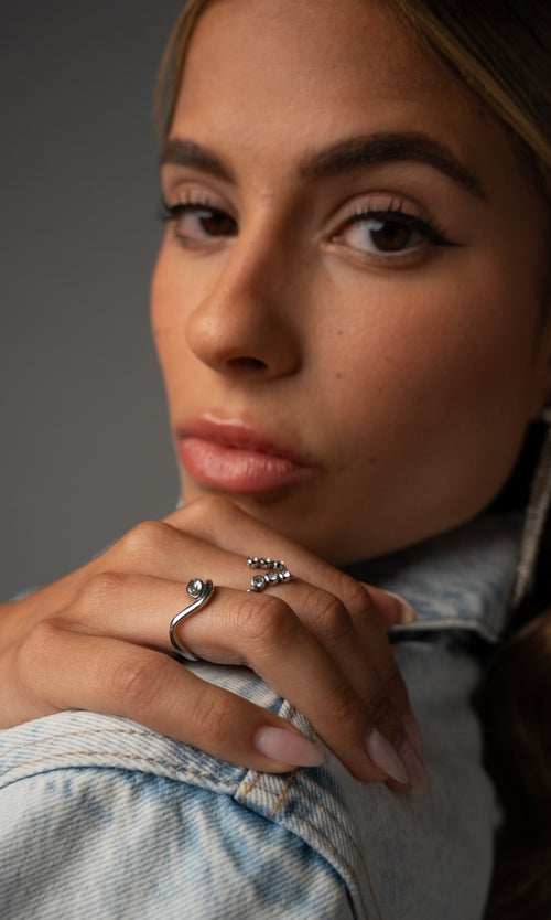 Paul Valentine Adorn Ring Marquise