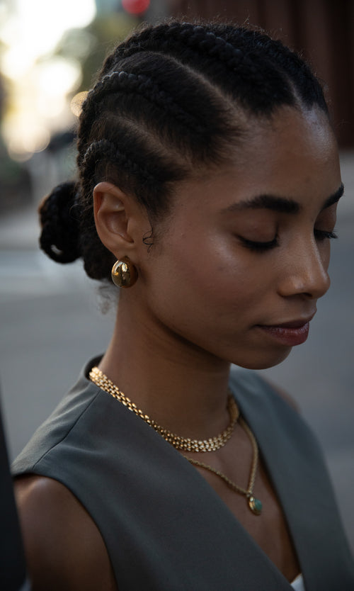 Paul Valentine Avenue Chunky Hoops