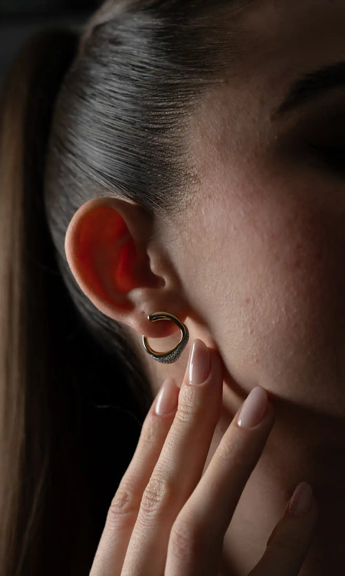 Paul Valentine Crystal Galaxy Ear Studs