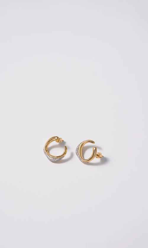 Paul Valentine Crystal Galaxy Ear Studs