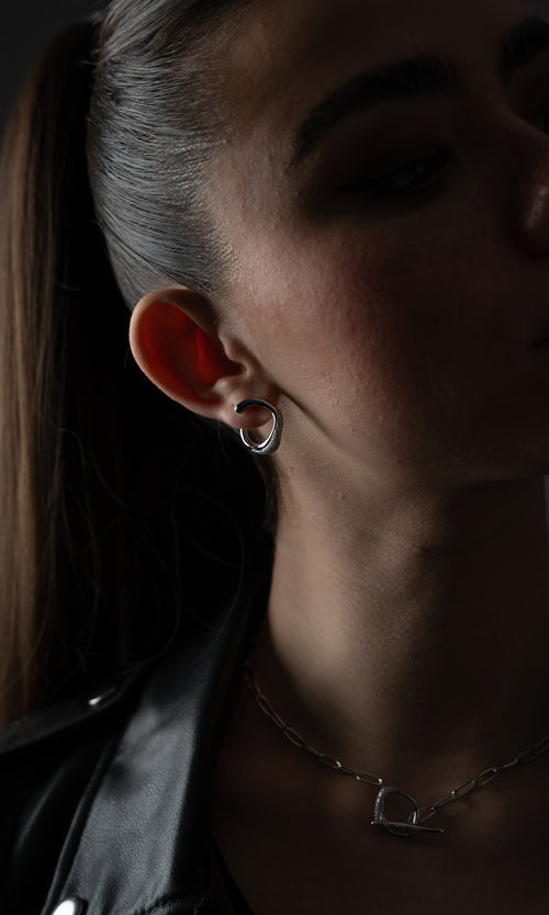 Paul Valentine Crystal Galaxy Ear Studs