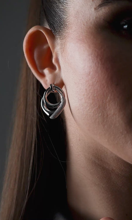 Paul Valentine Crystal Galaxy Earrings