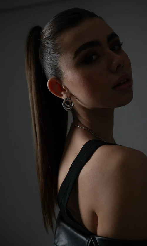 Paul Valentine Crystal Galaxy Earrings