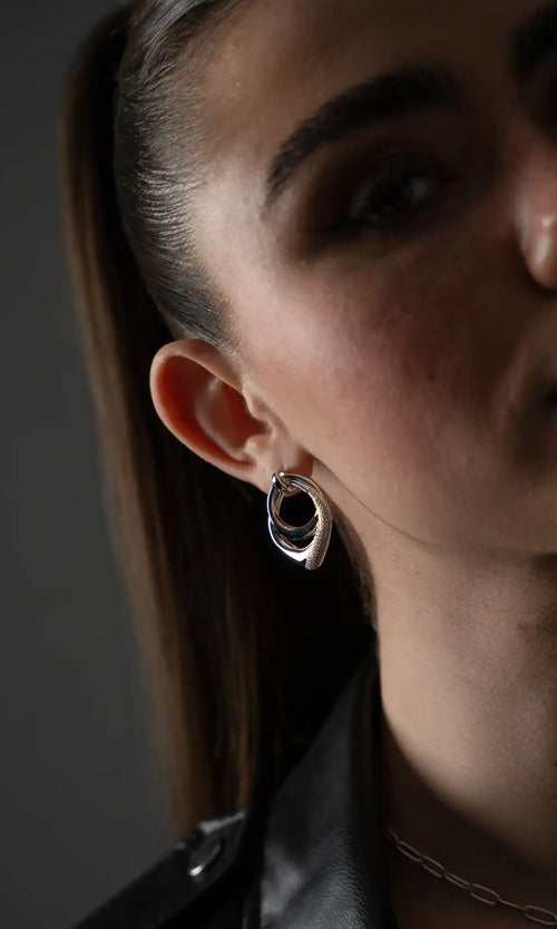 Paul Valentine Crystal Galaxy Earrings