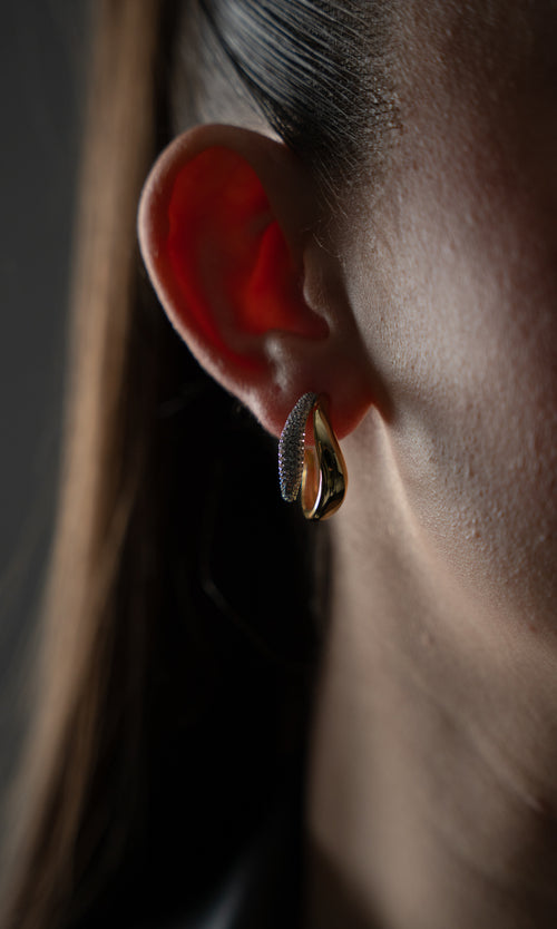 Paul Valentine Crystal Galaxy Hoops