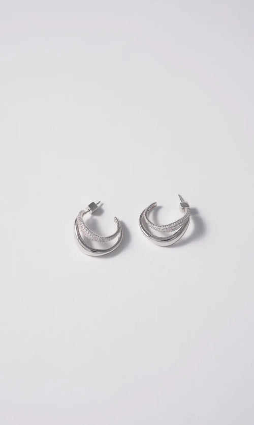 Paul Valentine Crystal Galaxy Hoops