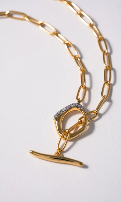 Paul Valentine Crystal Galaxy Necklace