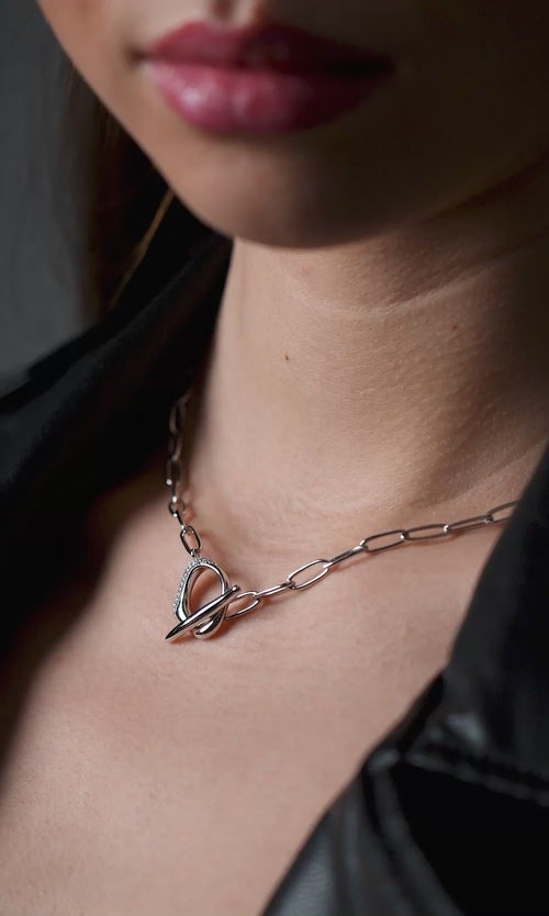 Paul Valentine Crystal Galaxy Necklace