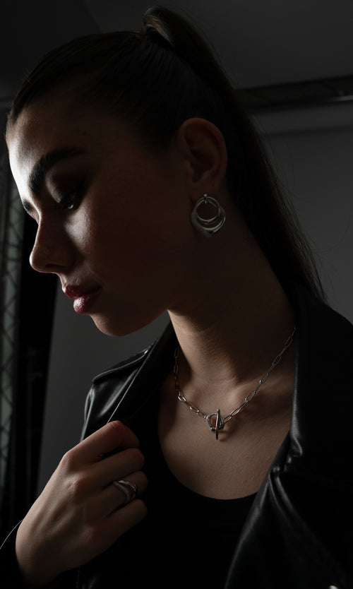 Paul Valentine Crystal Galaxy Necklace