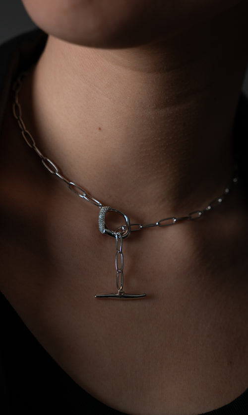 Paul Valentine Crystal Galaxy Necklace