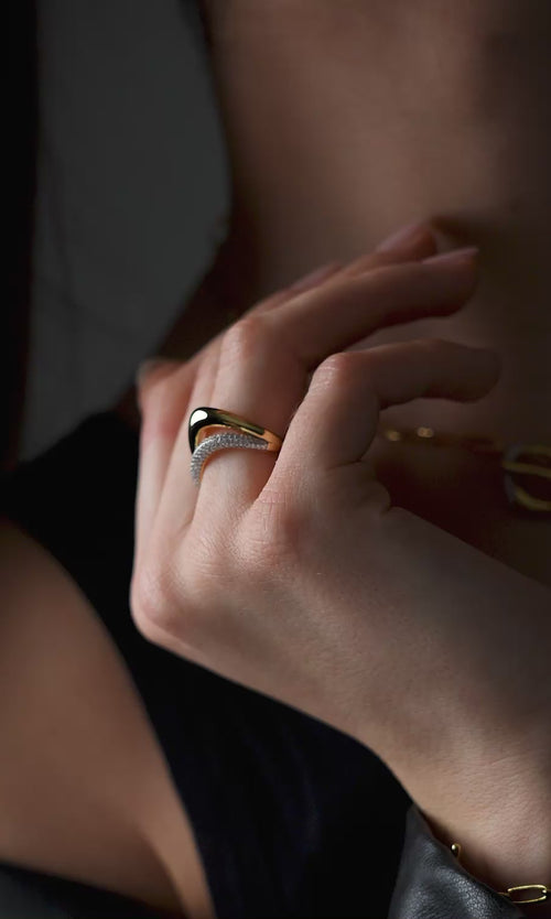 Paul Valentine Crystal Galaxy Ring