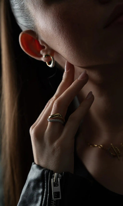 Paul Valentine Crystal Galaxy Ring