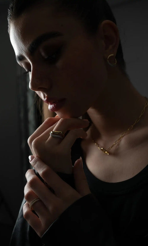 Paul Valentine Crystal Galaxy Ring