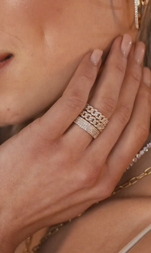 Paul Valentine Éclat Pavé Ring