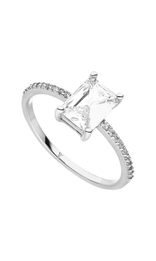 Paul Valentine Emerald Pavé Ring