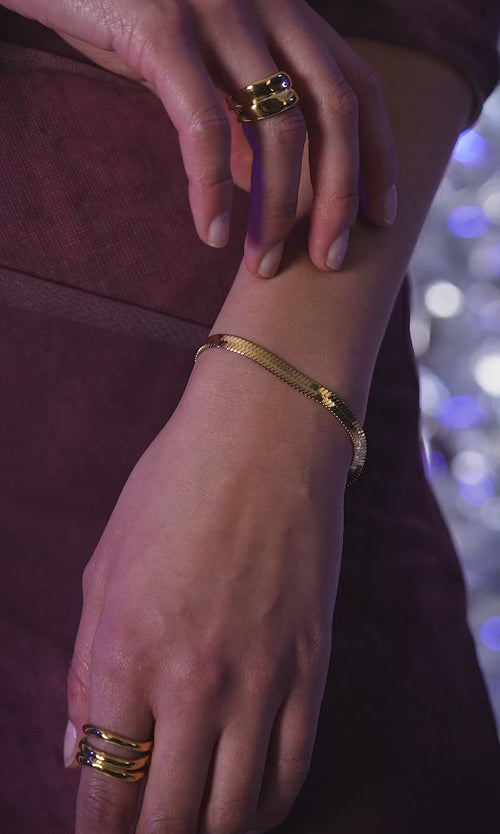 Paul Valentine Molten Sleek Bracelet