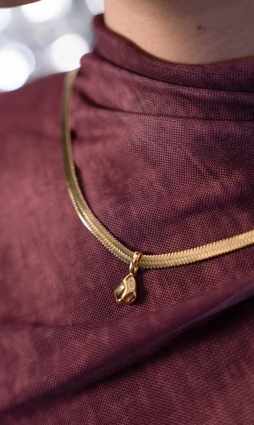 Paul Valentine Molten Sleek Necklace