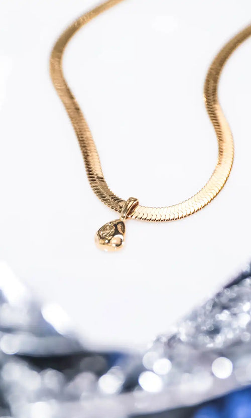 Paul Valentine Molten Sleek Necklace