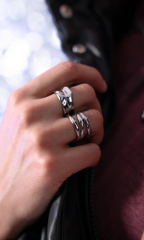 Paul Valentine Molten Triple Ring