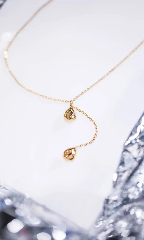 Paul Valentine Molten Y-Necklace