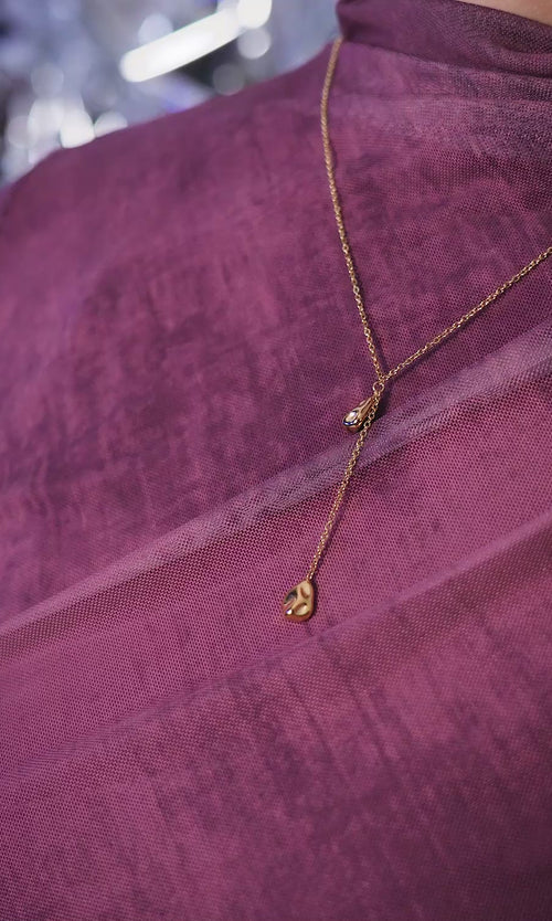 Paul Valentine Molten Y-Necklace