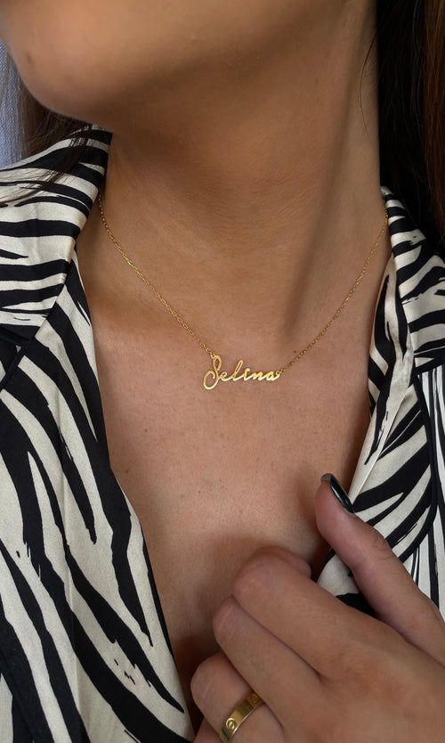 Paul Valentine Namenskette Italics