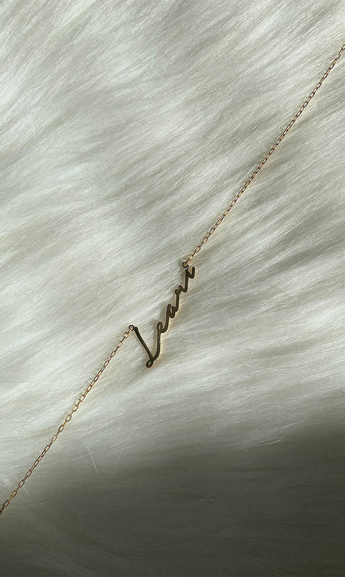 Paul Valentine Namenskette Italics